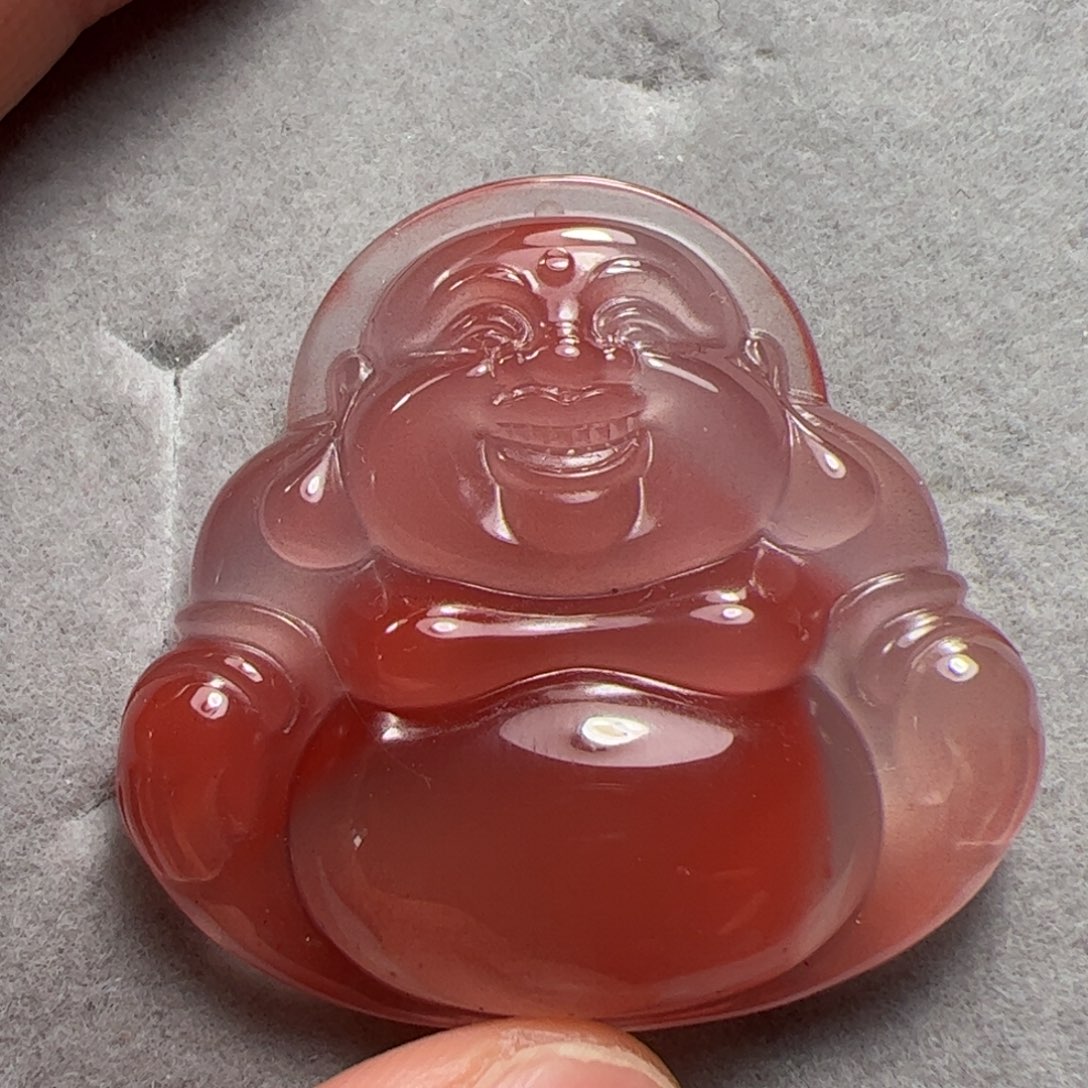 南红玛瑙吊坠未镶嵌