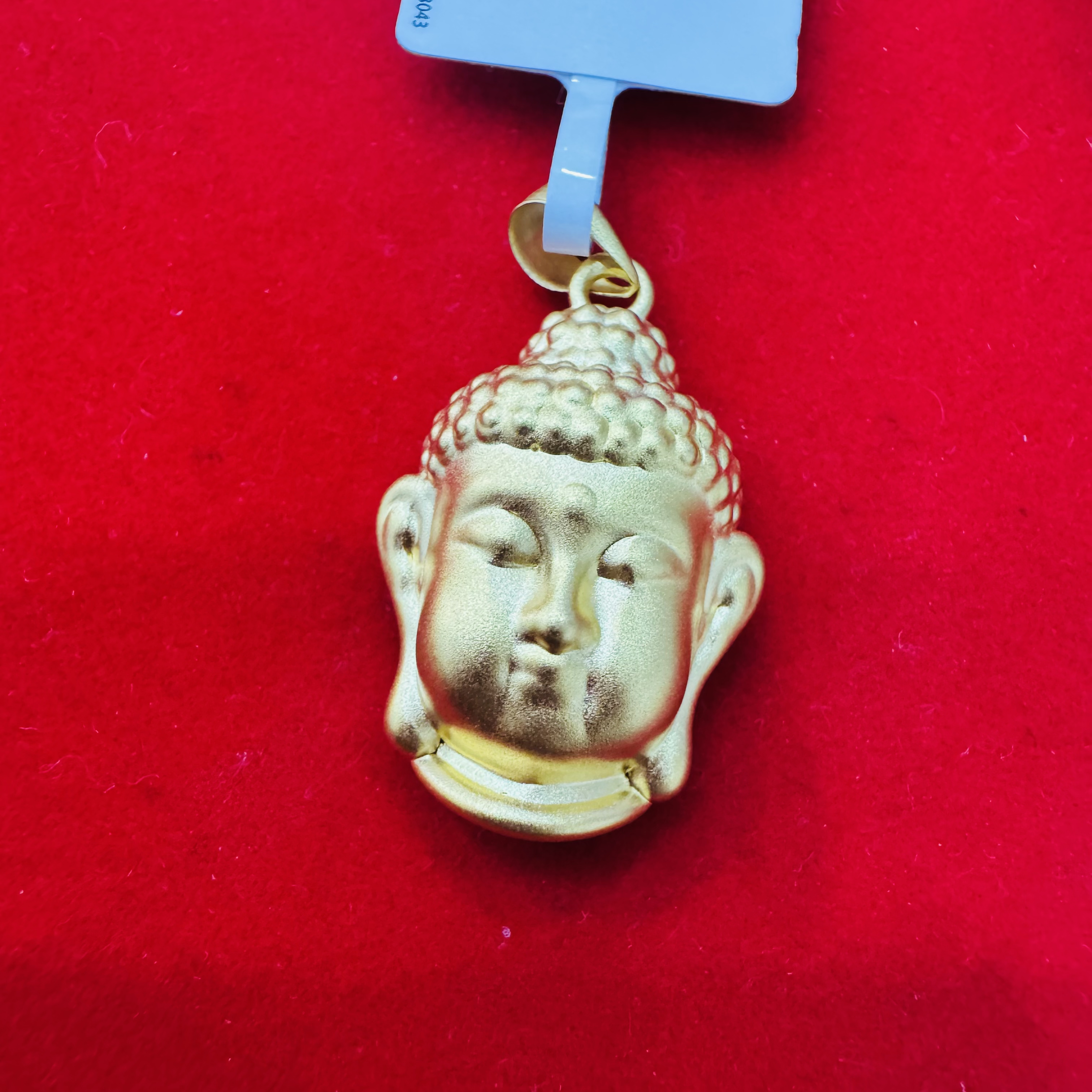 【莹莹专享】足金999 佛头 GP 1.02 攒金有道