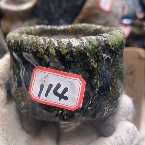 红陶粗陶花盆手工