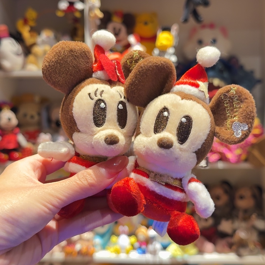 毛绒圣诞节一对（小瑕疵）