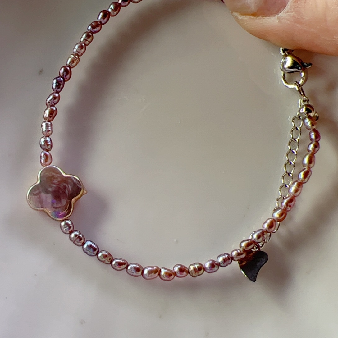 淡水珍珠合金手绳379