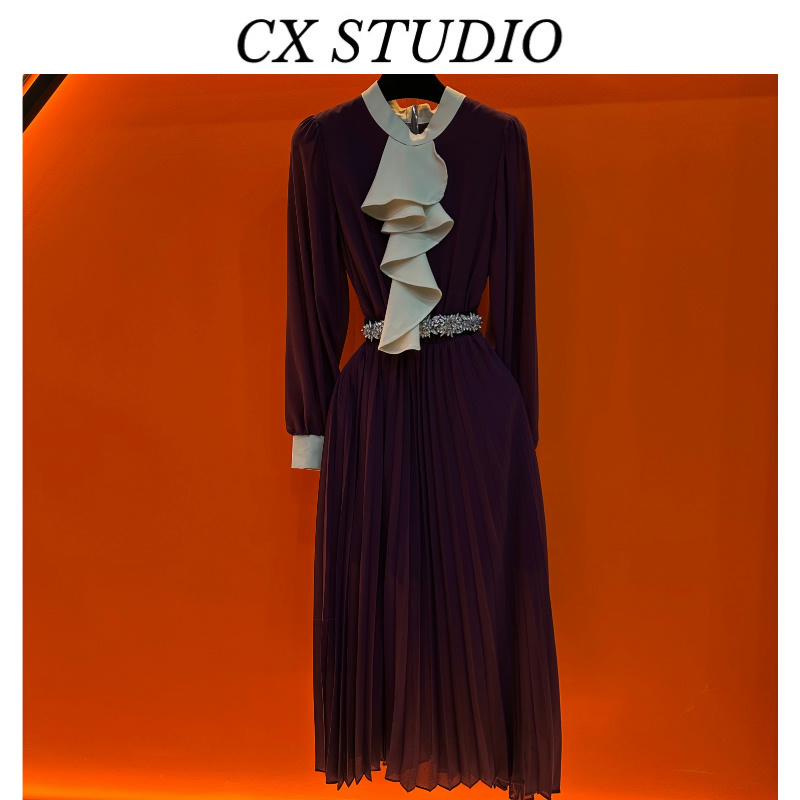 编码98 经典收腰轻奢气质时尚春夏季连衣裙（定制女装）TG492