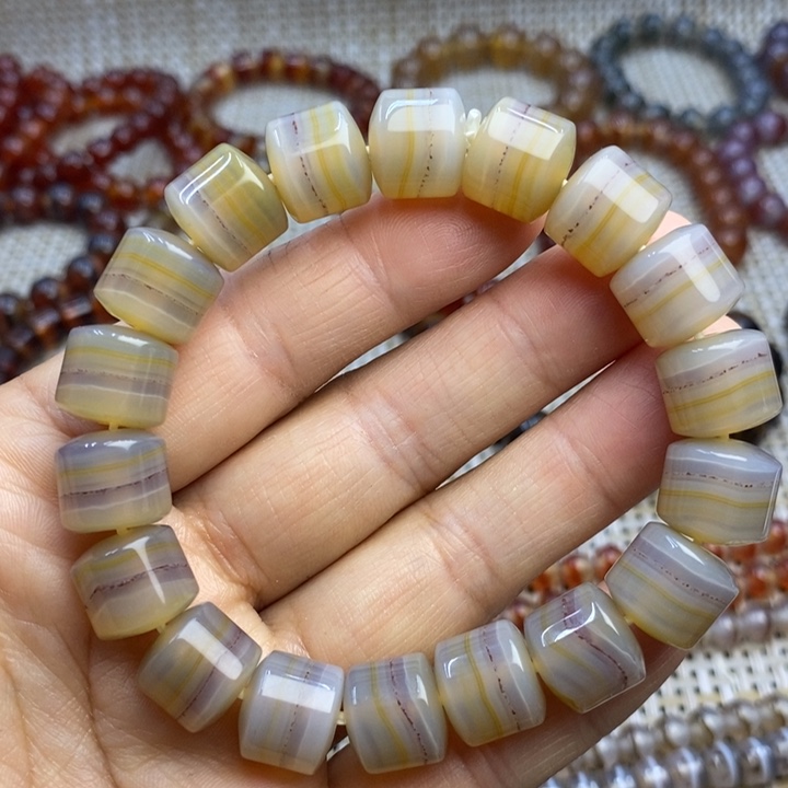 玛瑙/玉髓手链未镶嵌