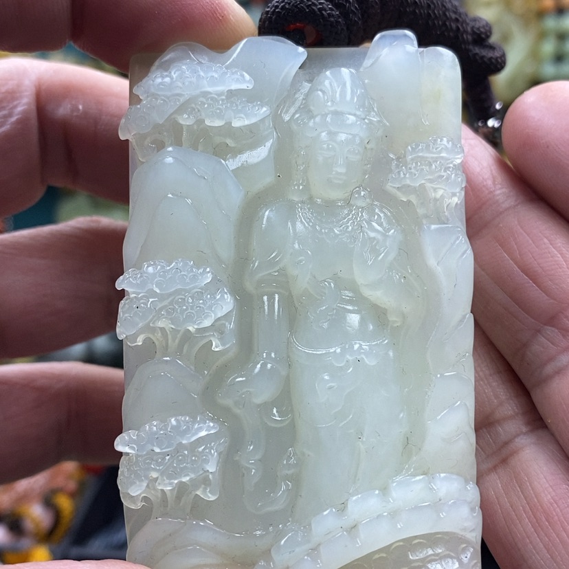 【闪购商品】蛇纹石玉吊坠未镶嵌