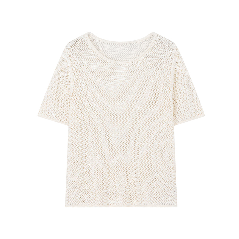 【尚雅专属】镂空松弛感针织衫N2520