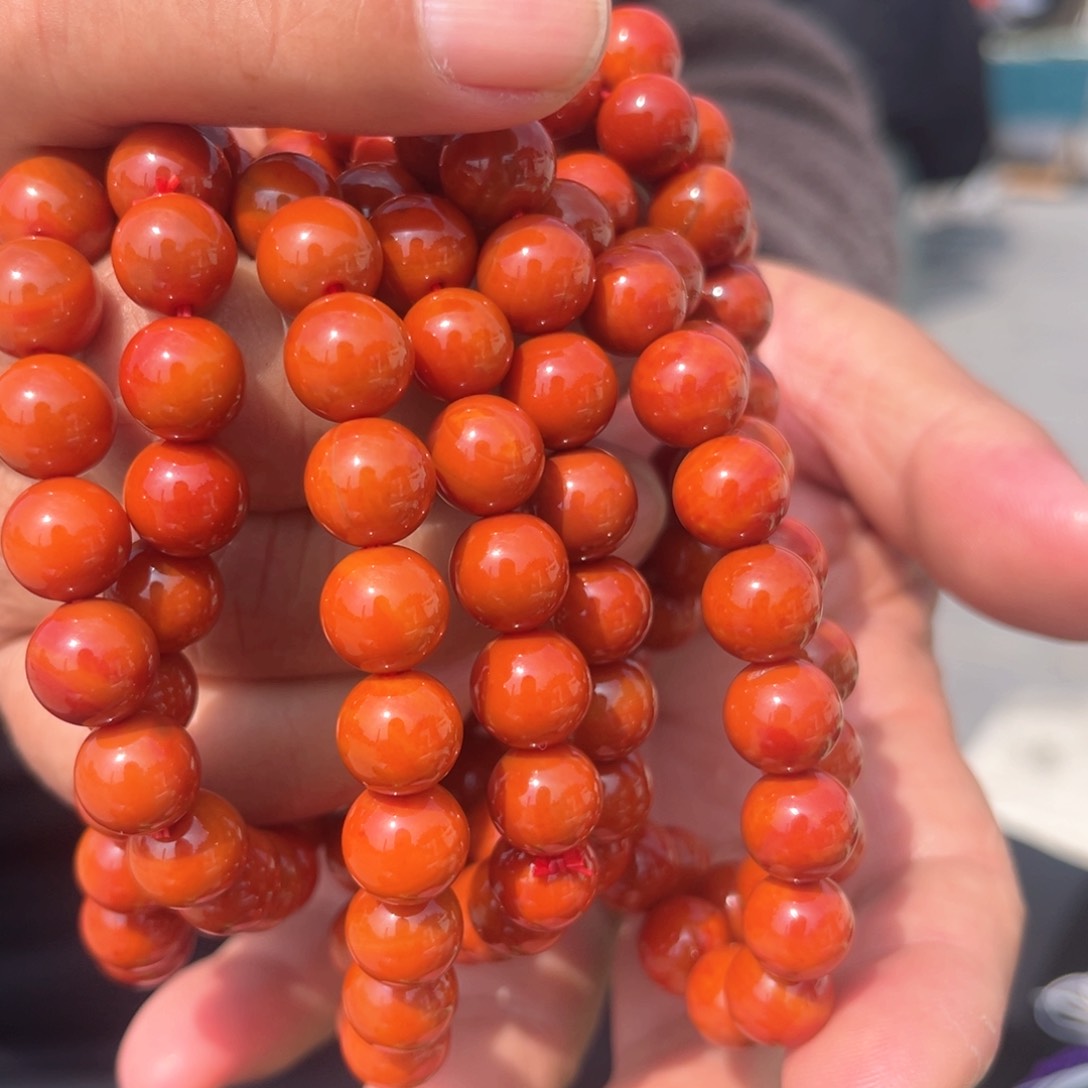 南红玛瑙颈饰未镶嵌保山南红手串多样性发货（拍一发一）