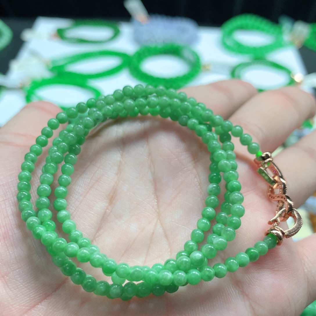 未镶嵌手链翡翠翡翠