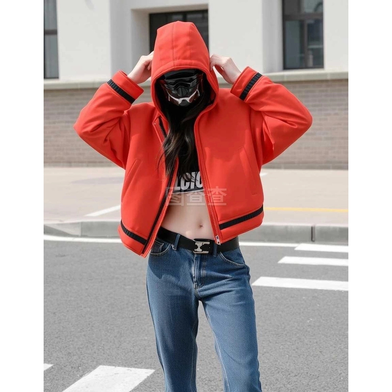 大金【F01-F77】L 家女士显瘦气质小个子时尚外套