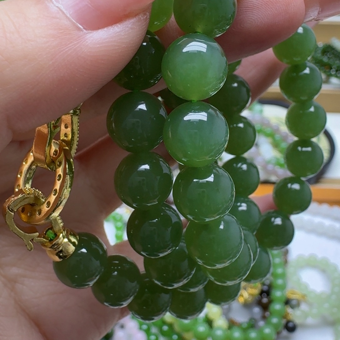 可***朵和田玉未镶嵌手链