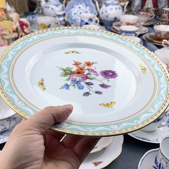 海外瓷器中古欧瓷小房子