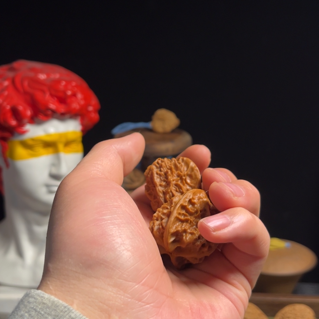 ****寿吊坠文玩核桃37龙骨