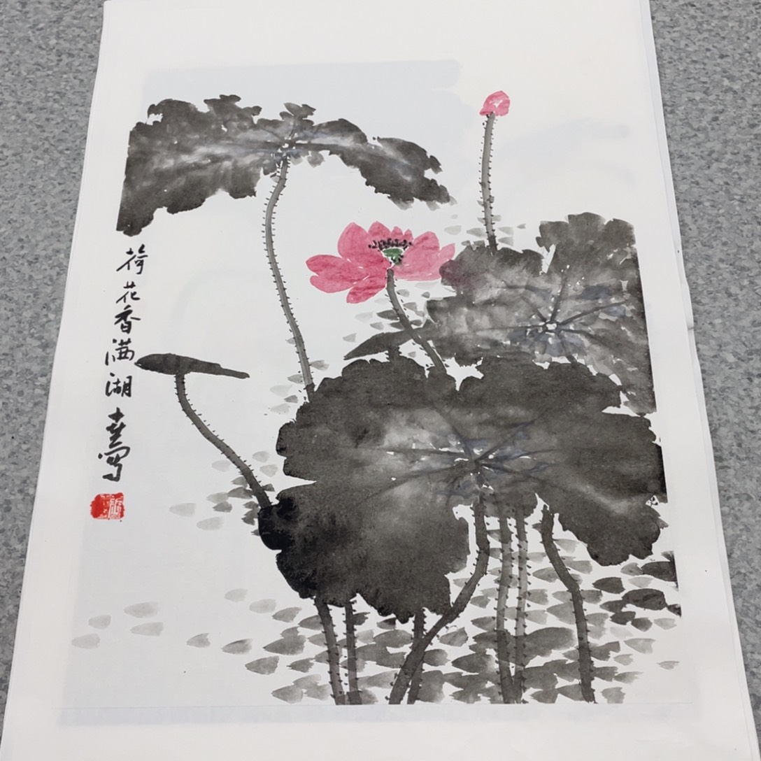 国画1.4平尺国画作品