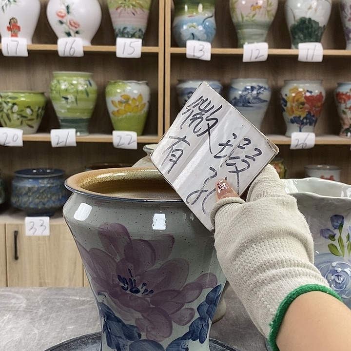 缸13xc景德镇陶瓷花盆