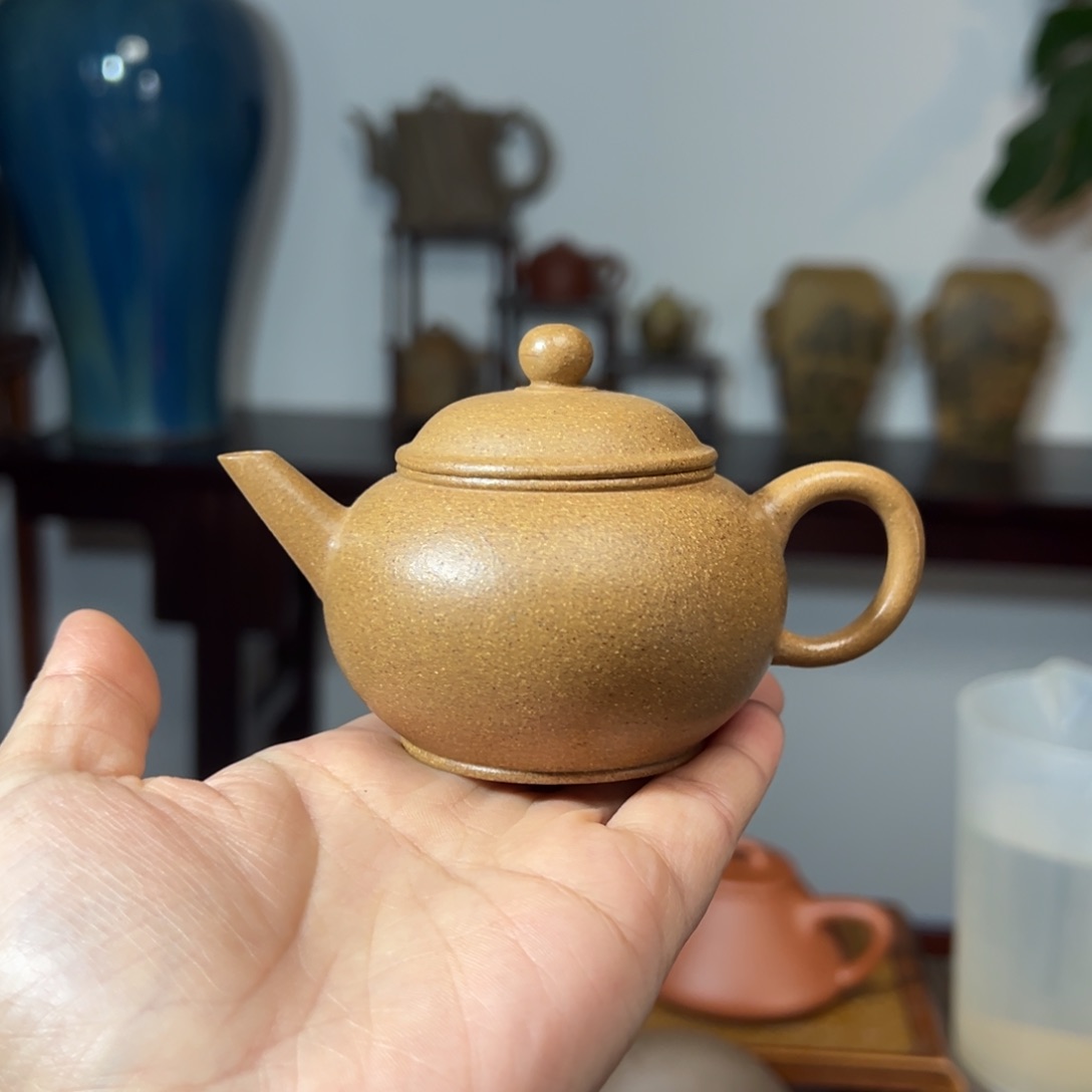 茶壶紫砂花式水平黄金段120