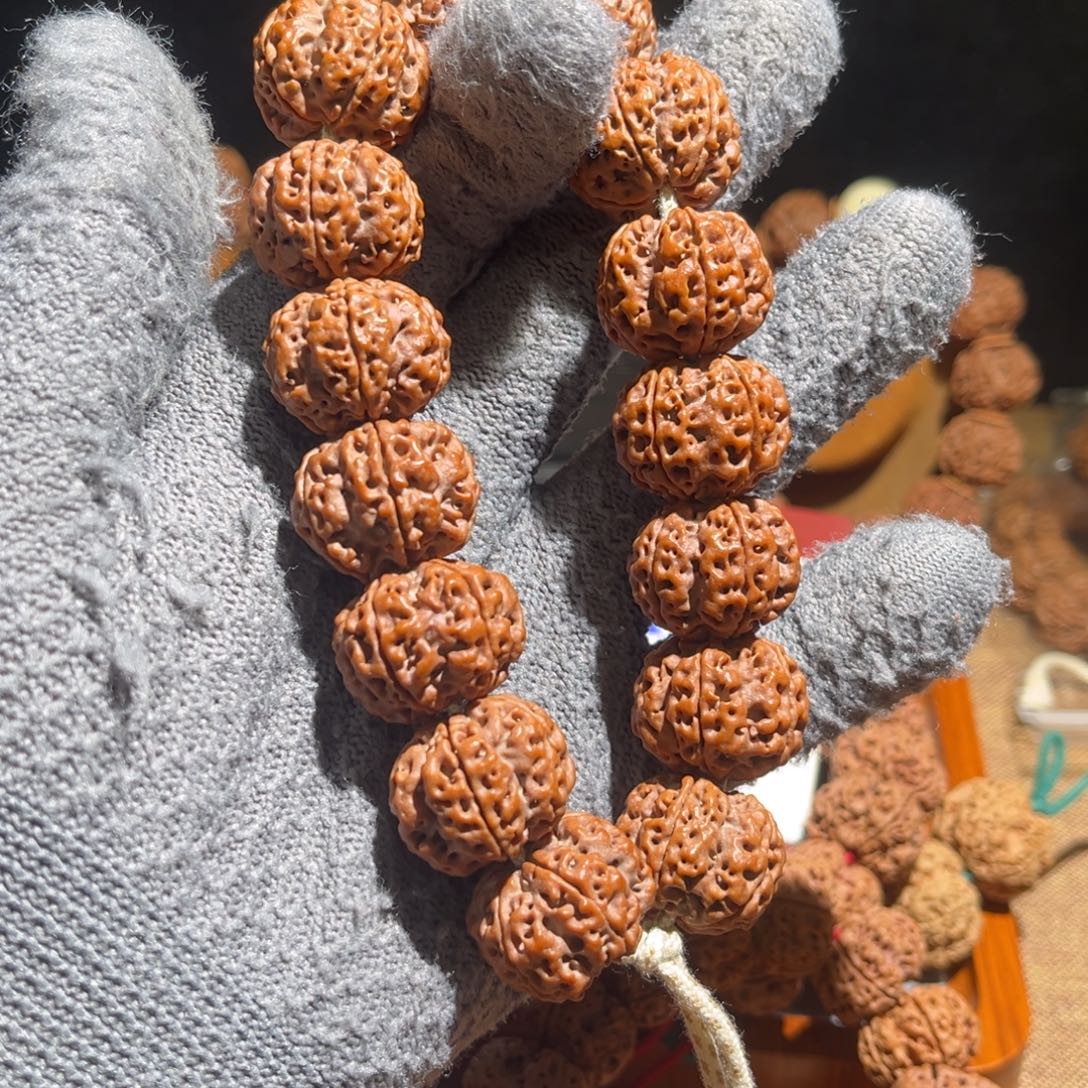 小***.手串金刚菩提梅花双龙22MM头货