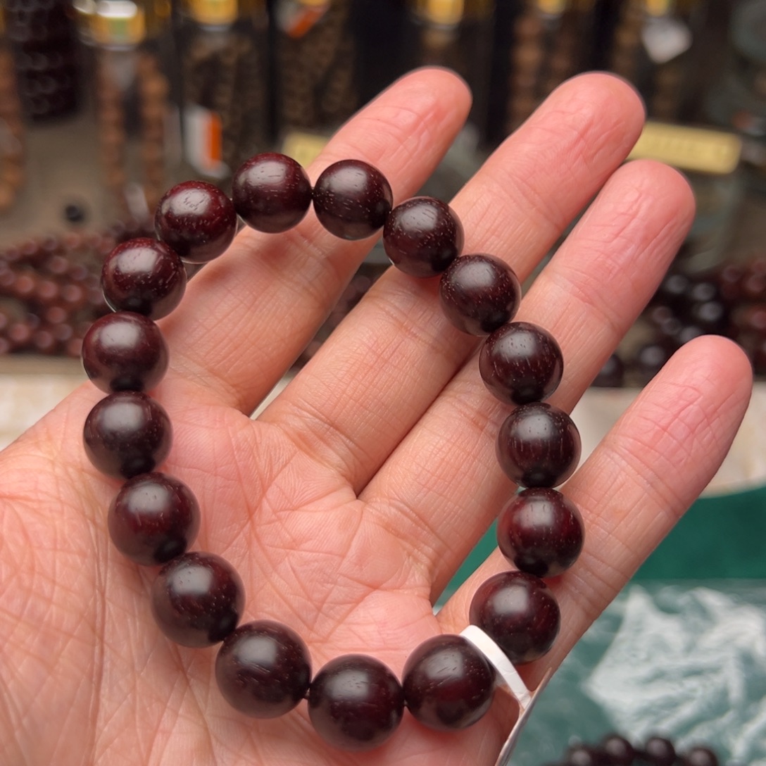 手串/手链檀香紫檀（小叶紫檀）1.2原汁原味泥料包浆款