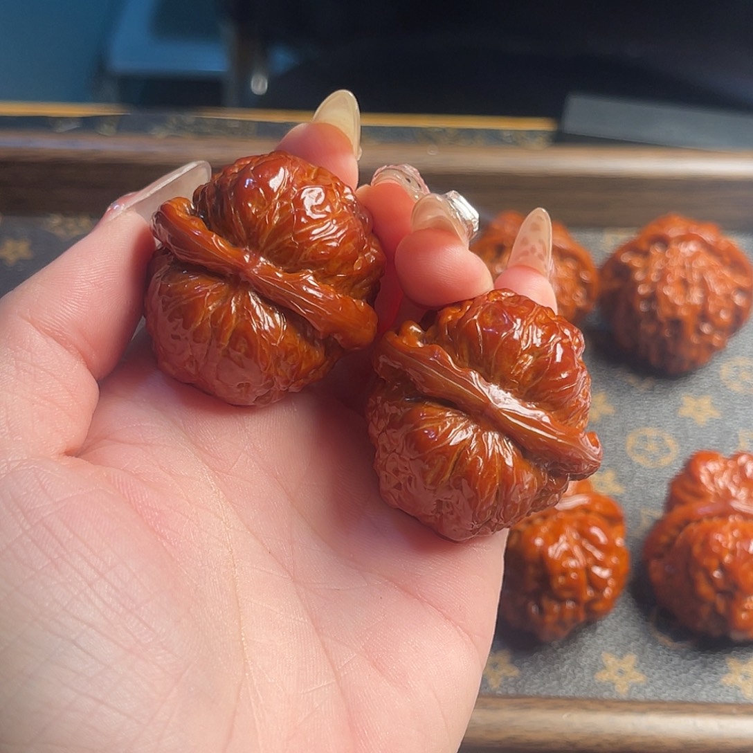 7***g吊坠文玩核桃蛤蟆头39