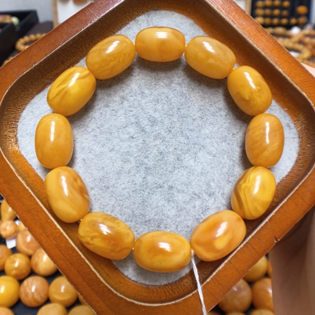 蜜蜡手链未镶嵌蜜蜡