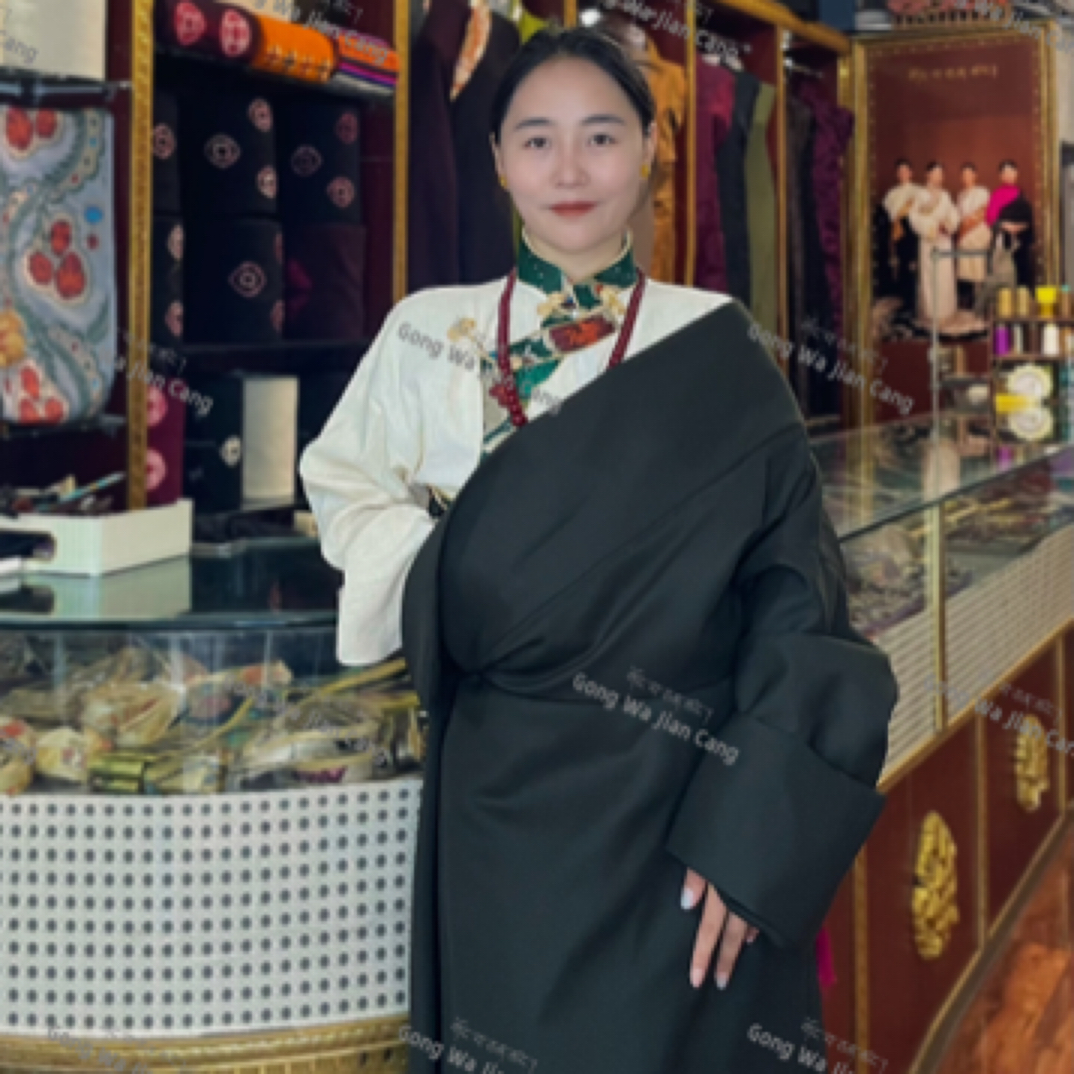 贡瓦坚仓尼泊尔布热藏式经典衬衣