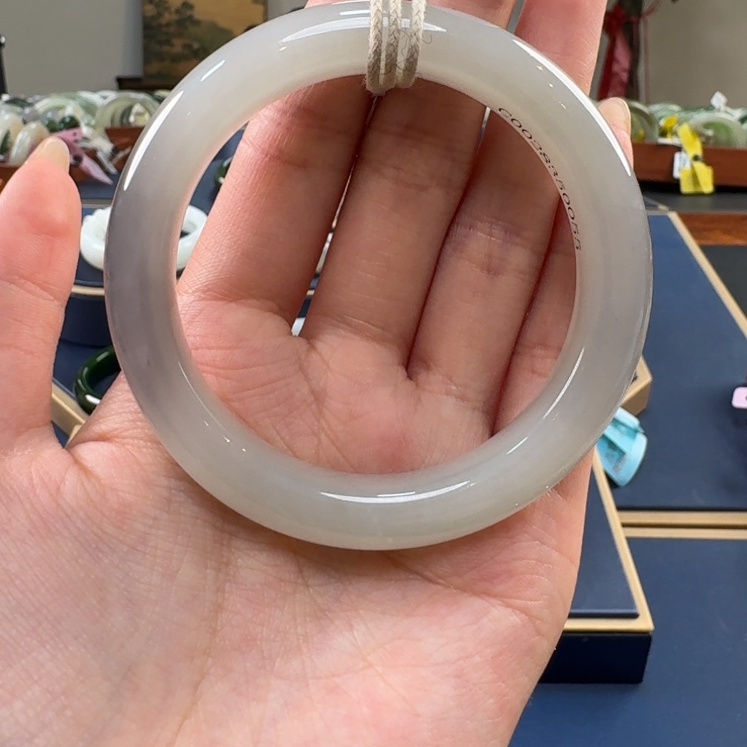 和田玉未镶嵌手镯C0028-55