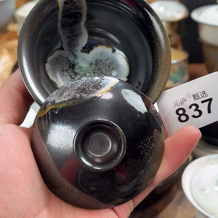 沁庐柴窑古法柴烧全手工茶具