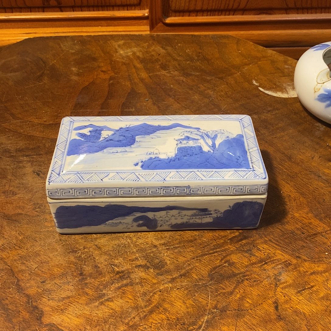 陶瓷小六古美术工艺品