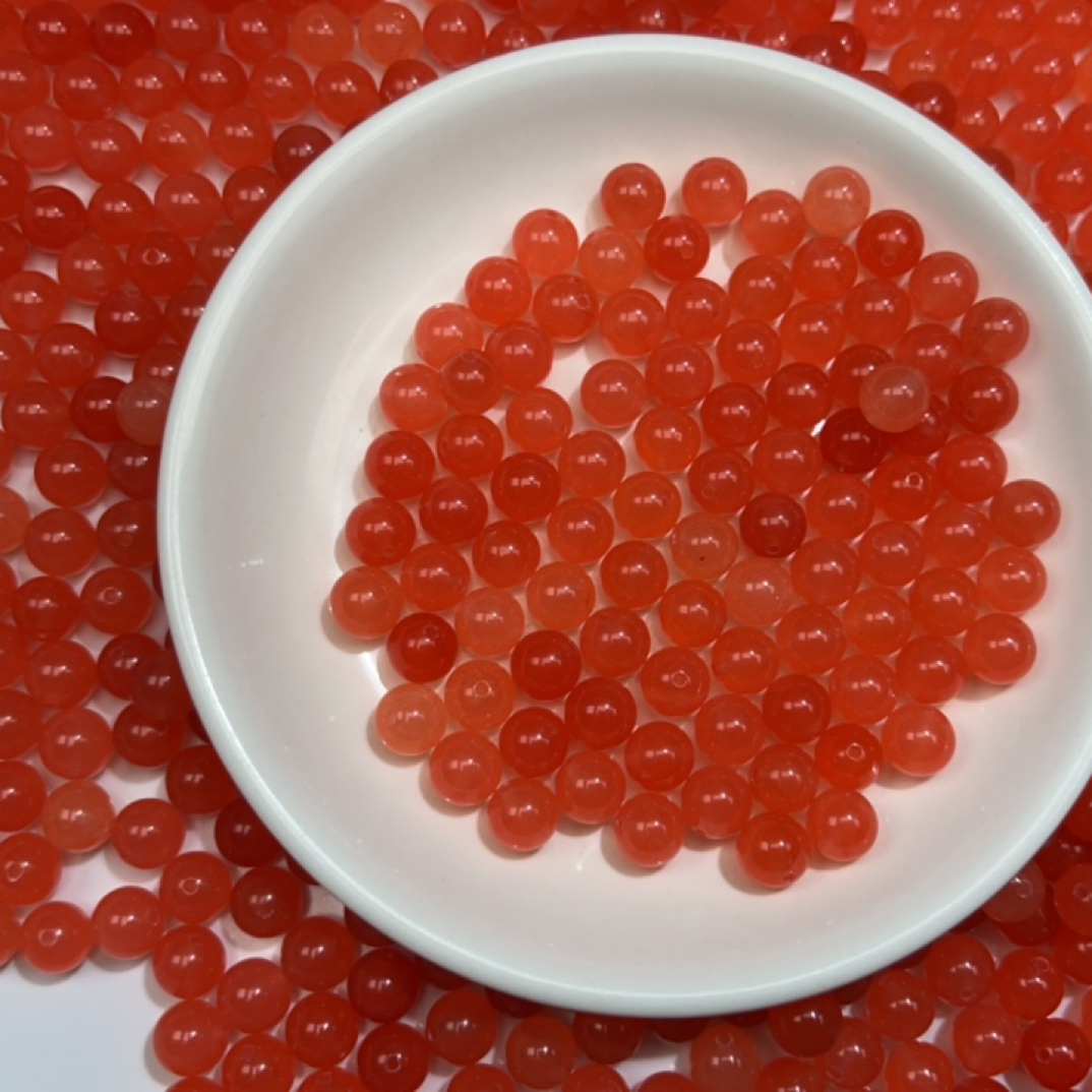 W639冰柿子红色8MM*20颗