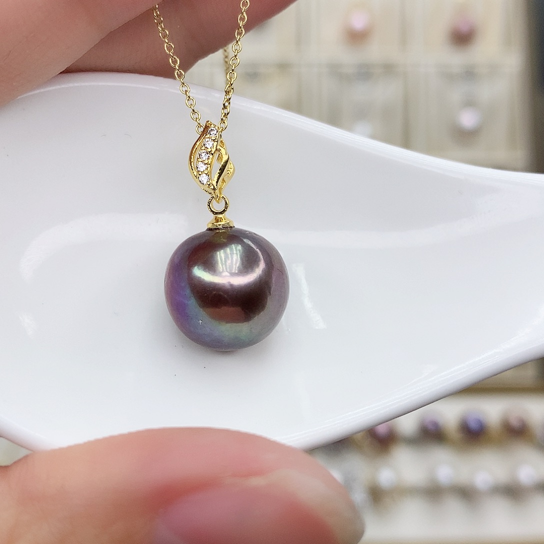 淡水珍珠颈饰合金