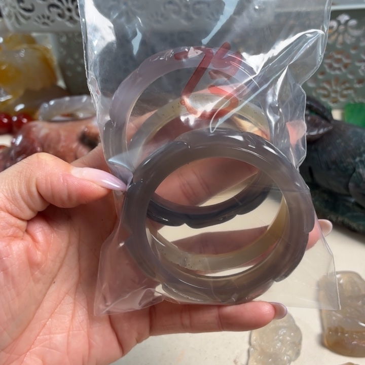 玛瑙/玉髓未镶嵌吊坠(不含链)