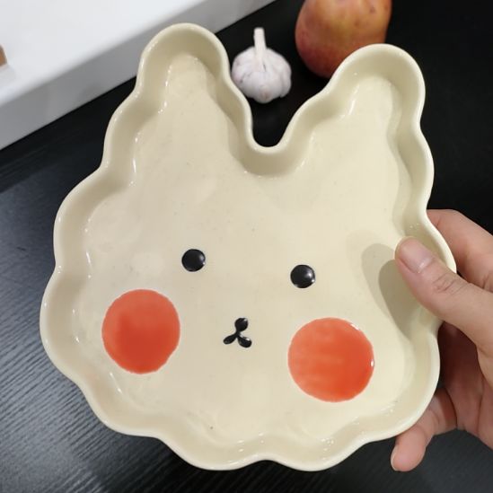 陶瓷高温瓷釉下彩菜盘