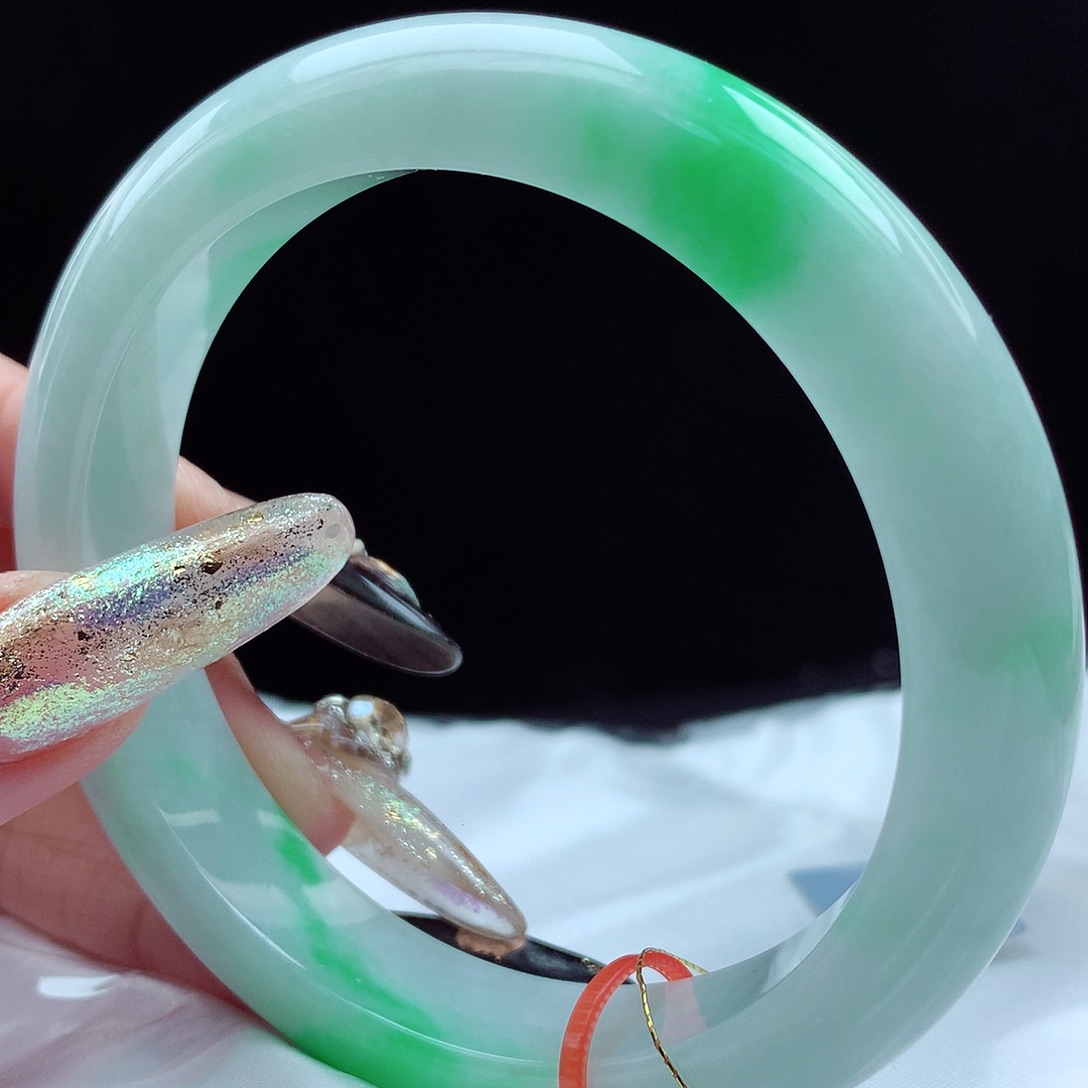 未镶嵌手镯翡翠59圈4598