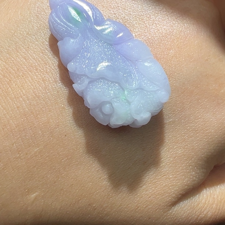 未镶嵌定制翡翠白菜