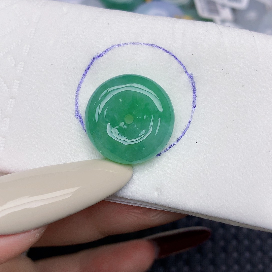 翡翠未镶嵌颈饰天然缅甸翡翠a货百元以上9元证书费自理