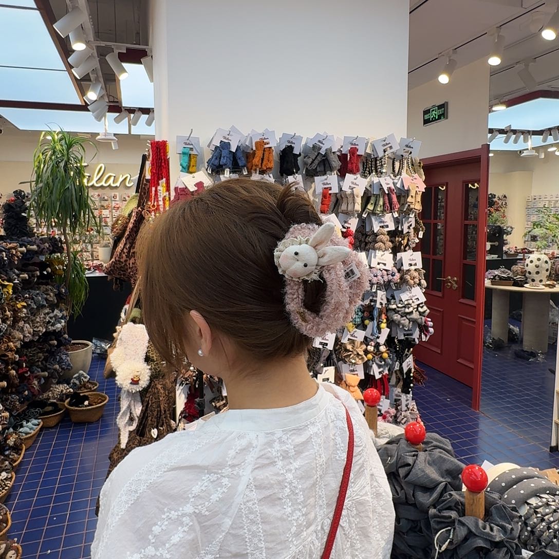 布艺铁合金新款云朵抓夹