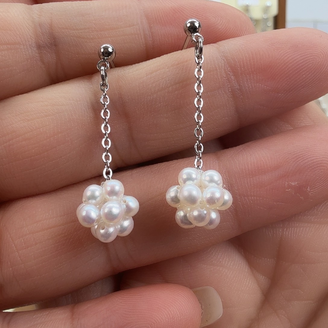 耳饰未镶嵌淡水珍珠