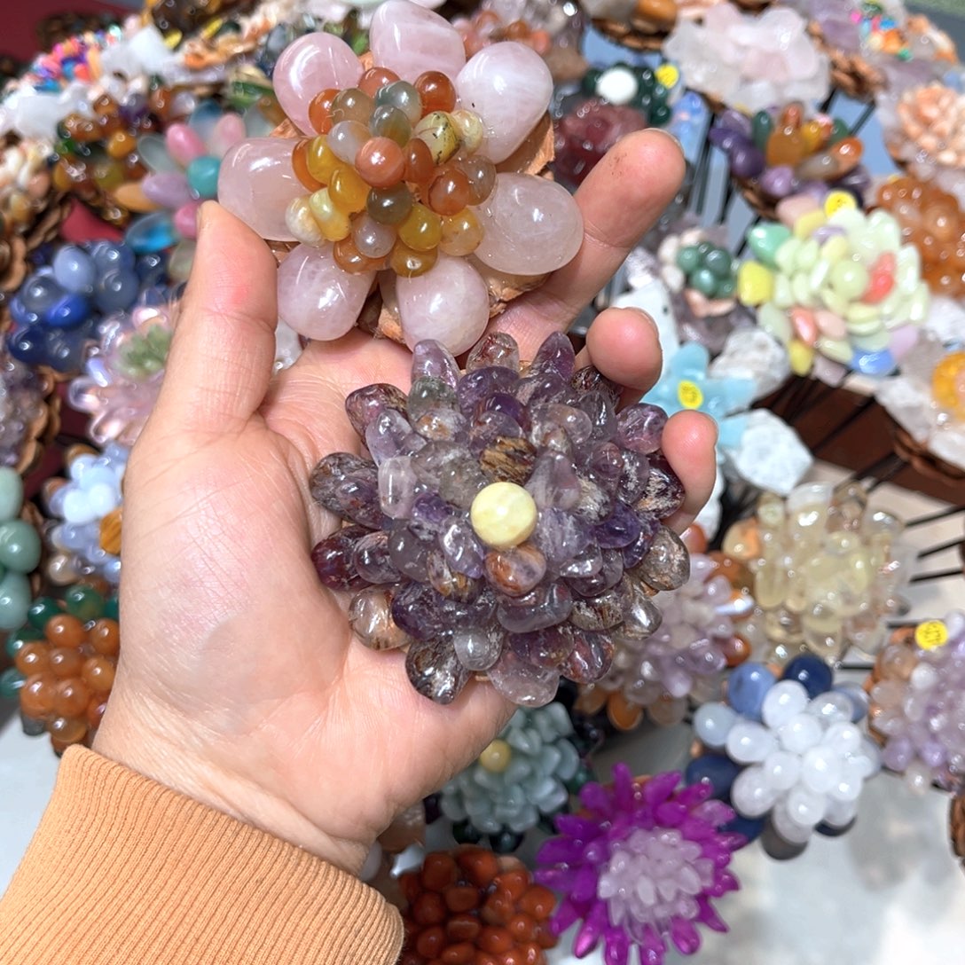 知***好松塔干花摆件永生花