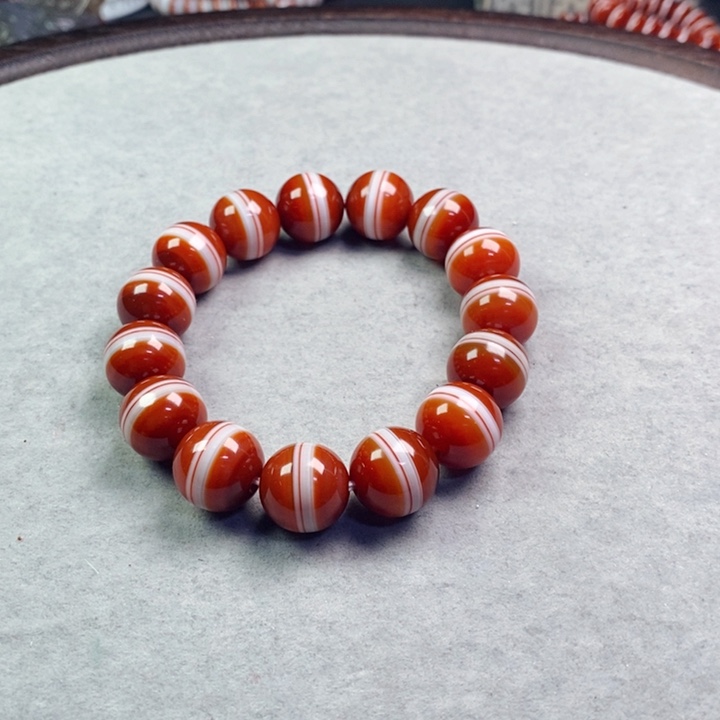 玛瑙/玉髓一线玛瑙1.4直径未镶嵌璀**辰