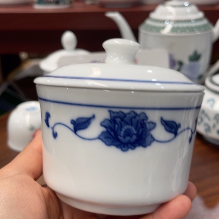 醴陵釉下手绘高温大炖盅