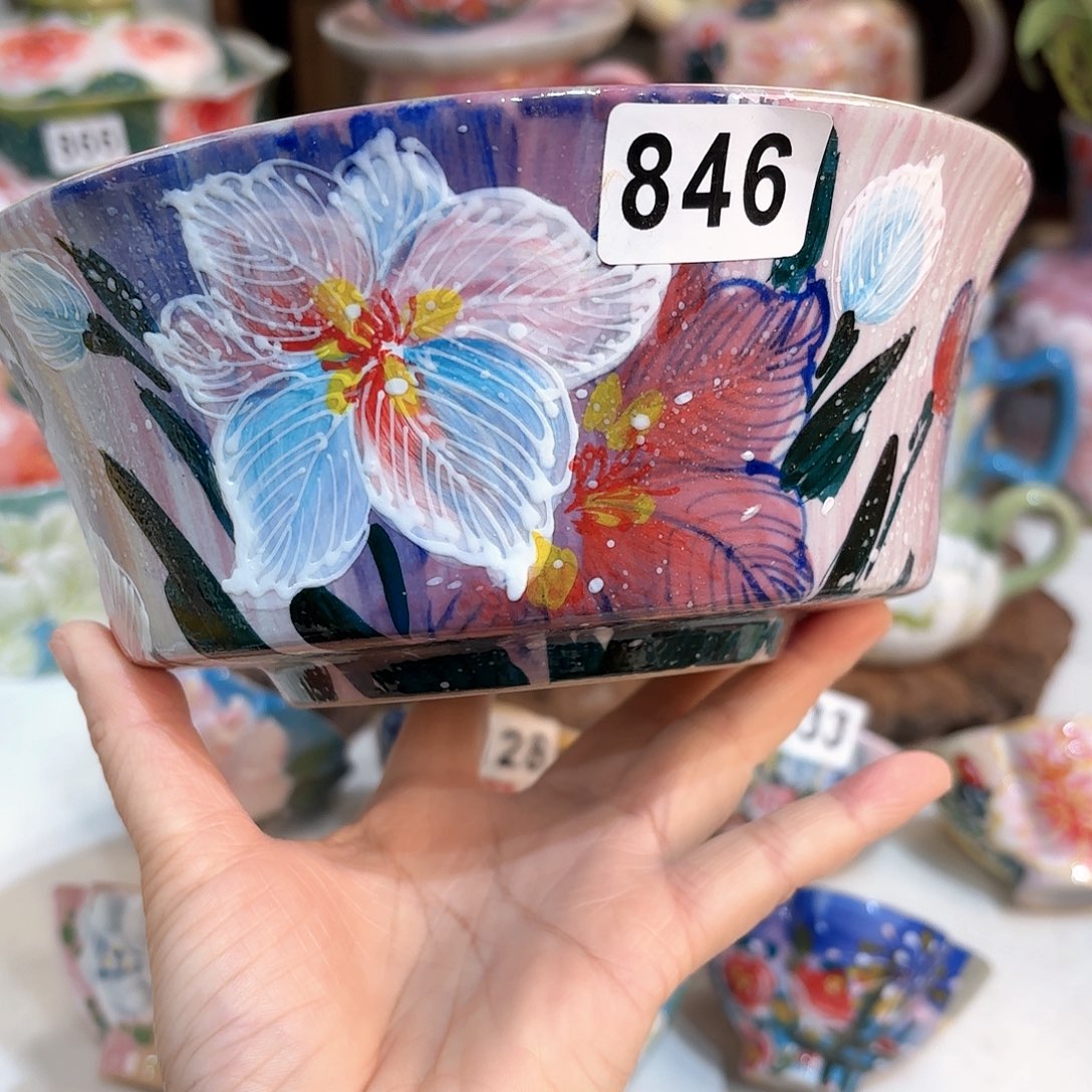 浪****景德镇手绘高温釉下彩陶瓷茶具