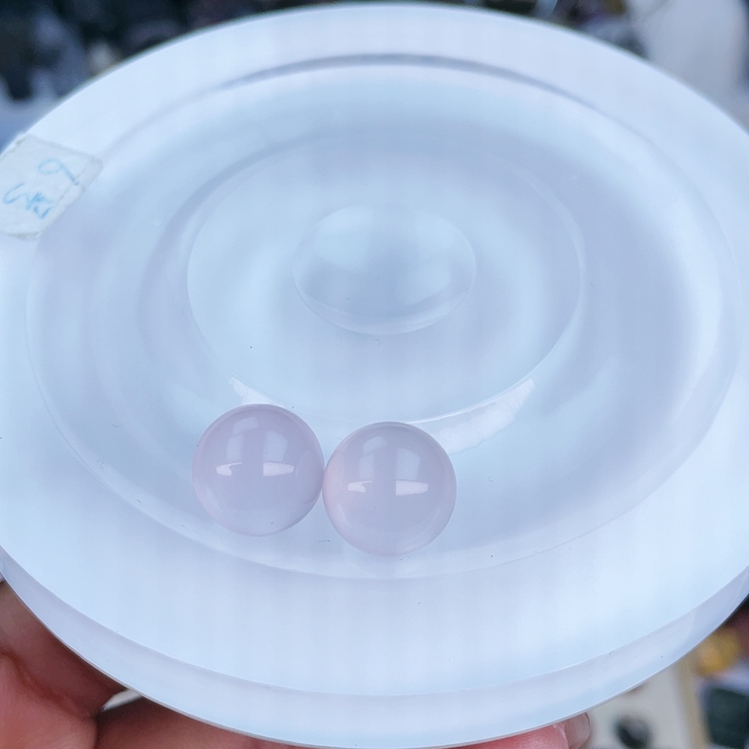 水晶单珠打孔不退不换未镶嵌