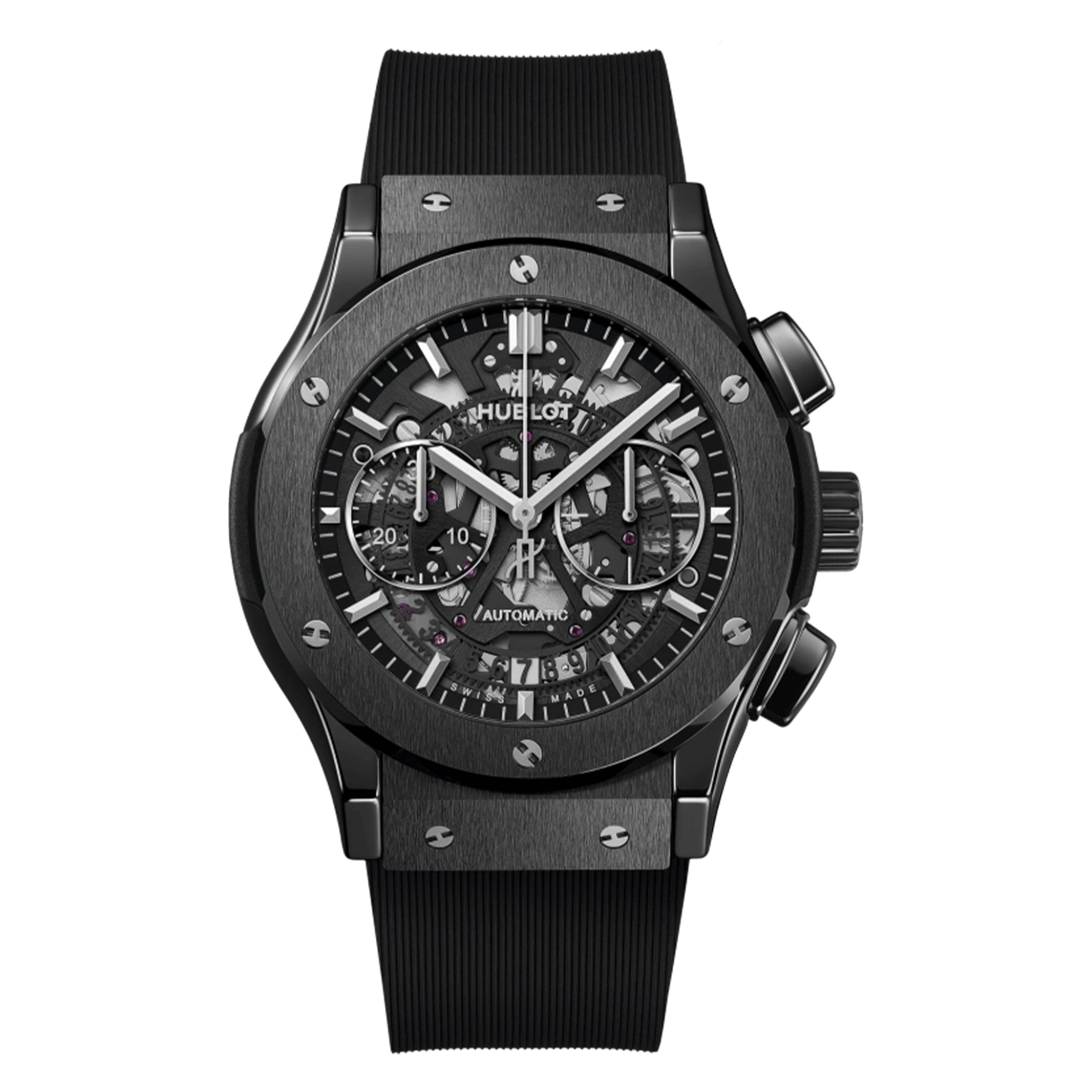 99新 Hublot/宇舶表 /525.CM.0170.RX经典融合系列 黑陶瓷/45mm