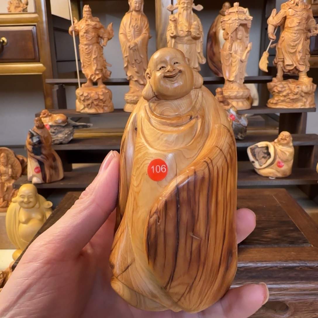 崖柏小木匠艺雕一物一拍