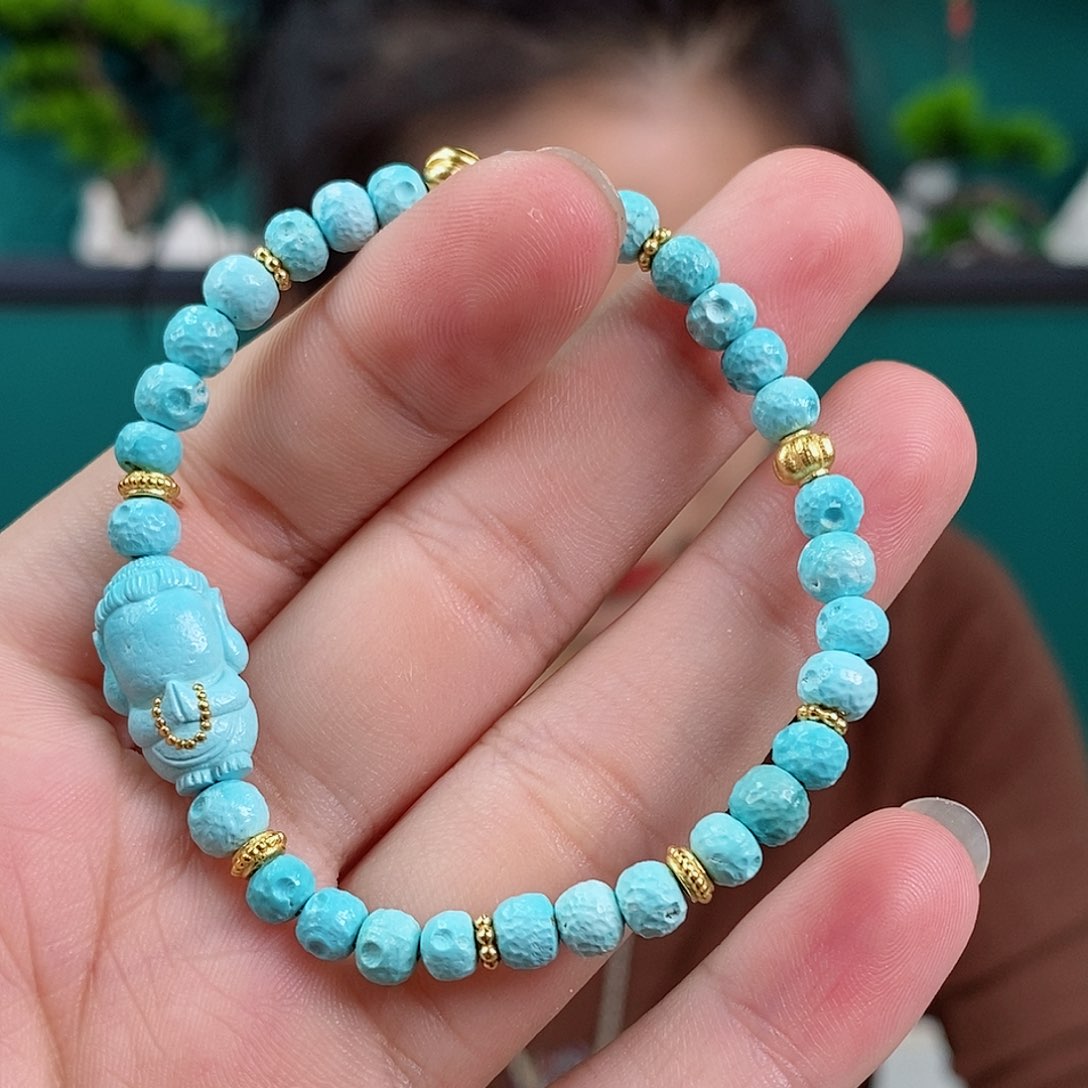 绿松石珠宝奇石未镶嵌好****3