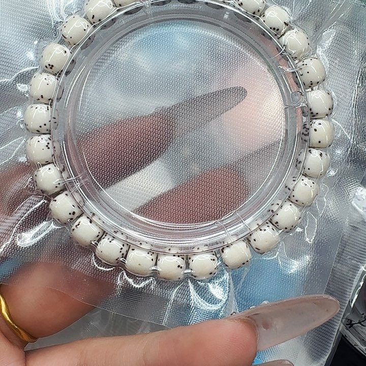 星月菩提手串313高端半臂白星月菩提河豚87桶单圈