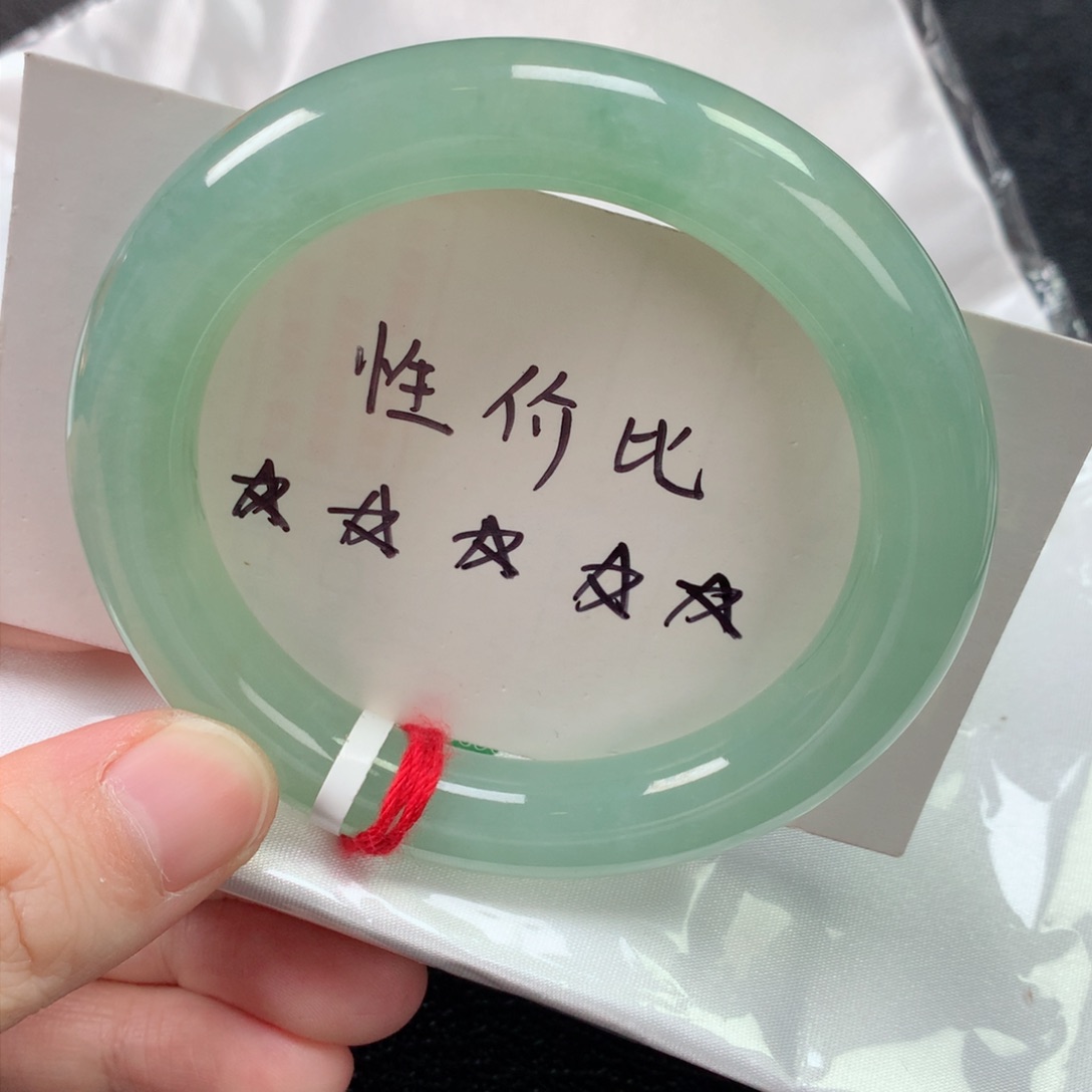 未镶嵌手镯翡翠缅甸天然翡翠手镯55