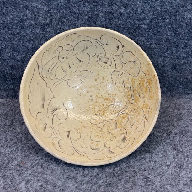 玉石高古玉旧货八卦福碗玉碗