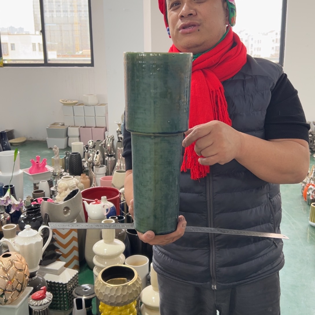 摆件11 号高中低温陶瓷瓶（部分微瑕）