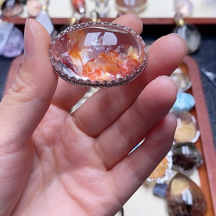 烟晶手链未镶嵌月***1水晶手链