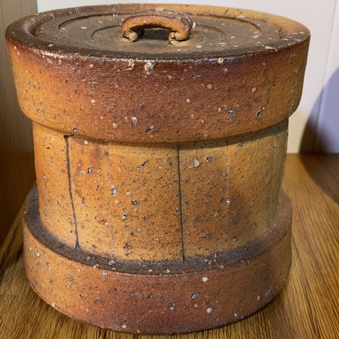 瓷片上田直芳水指