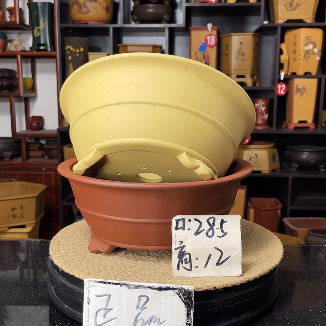 紫砂D-婉秋紫砂花盆